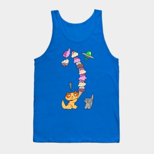 Falling Icecream Cone Tank Top